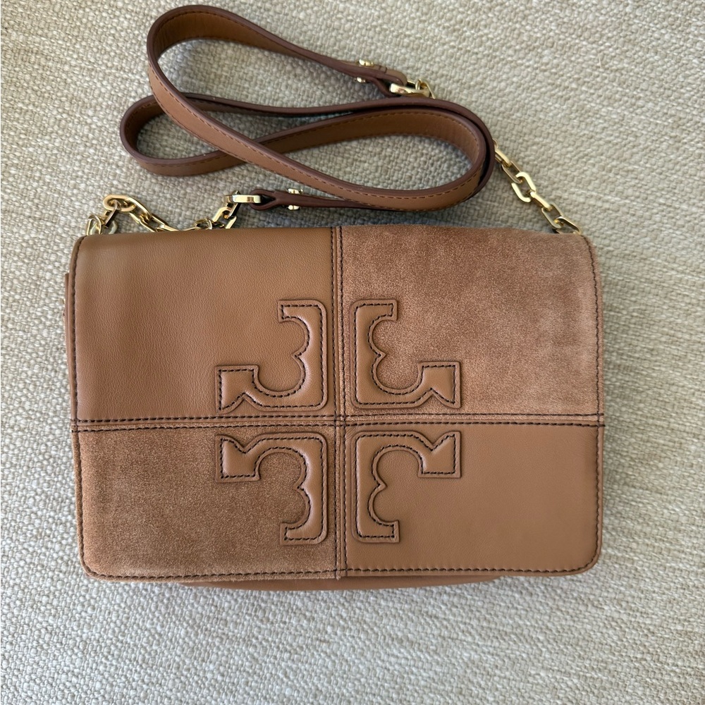 Tory Burch Tan Leather Crossbody Bag